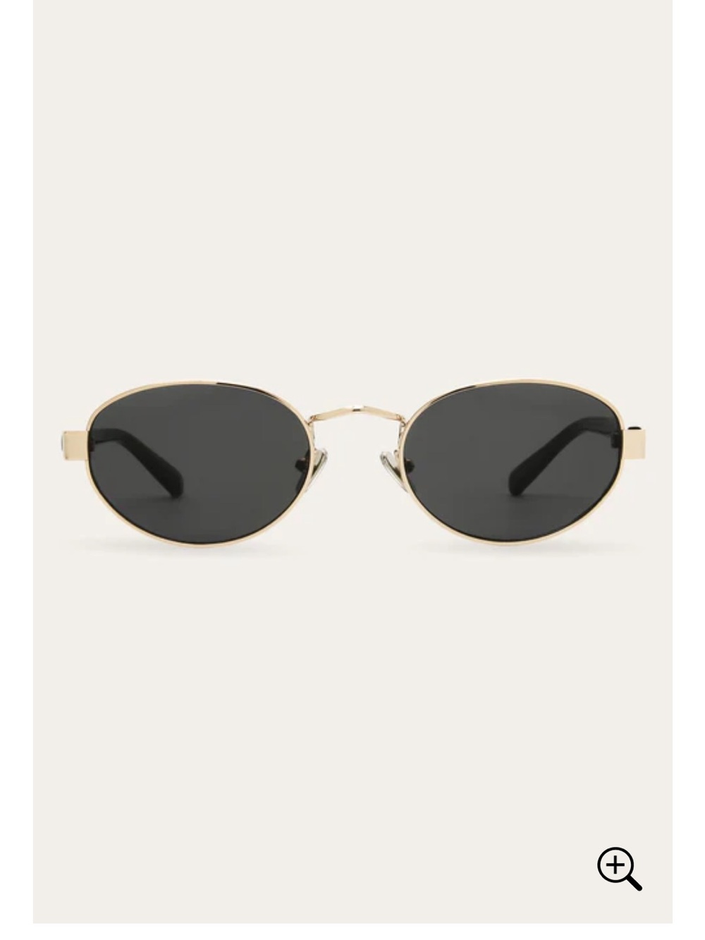 NWT FRYE Savannah Women’s Sunglasses in Olive Gold Slim Oval Metal Frame No Case - Picture 3 of 14
